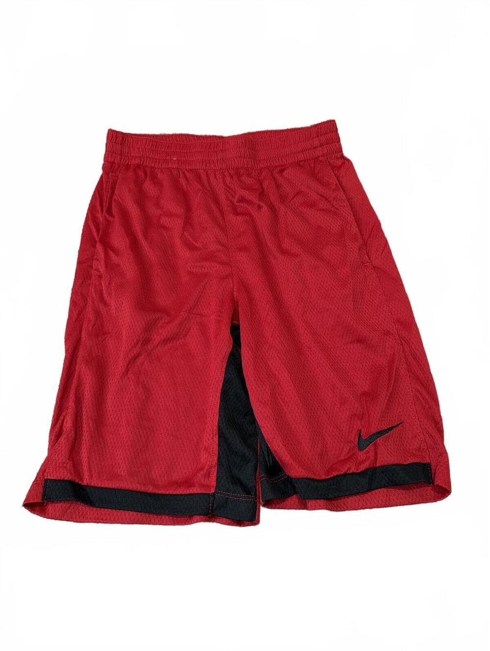 Nike Boys Kids Red Gym Basketball Shorts L